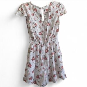 Floral White Hollister Romper